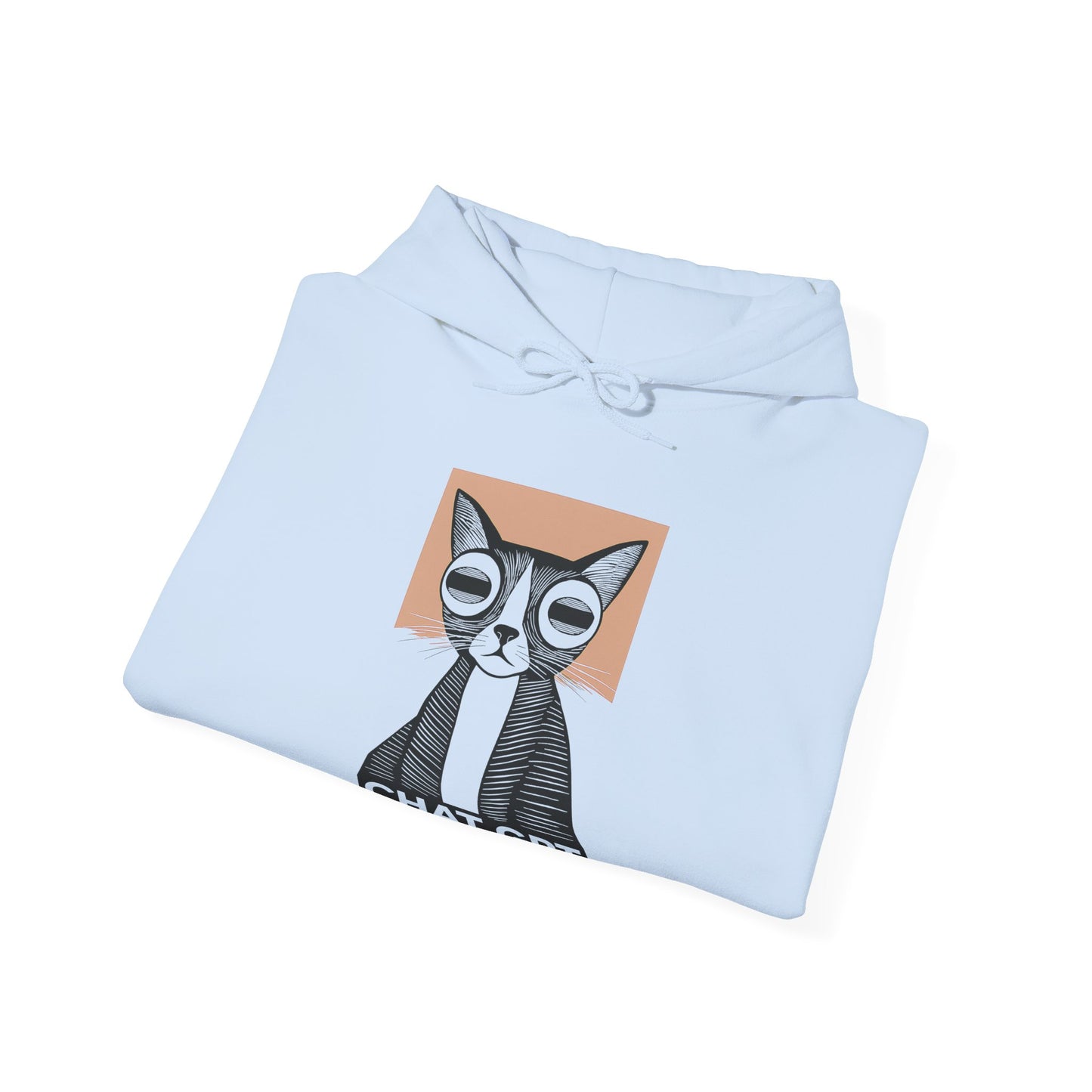Hoodie Coton Ouaté - CHAT GPT - CERVEAU PT