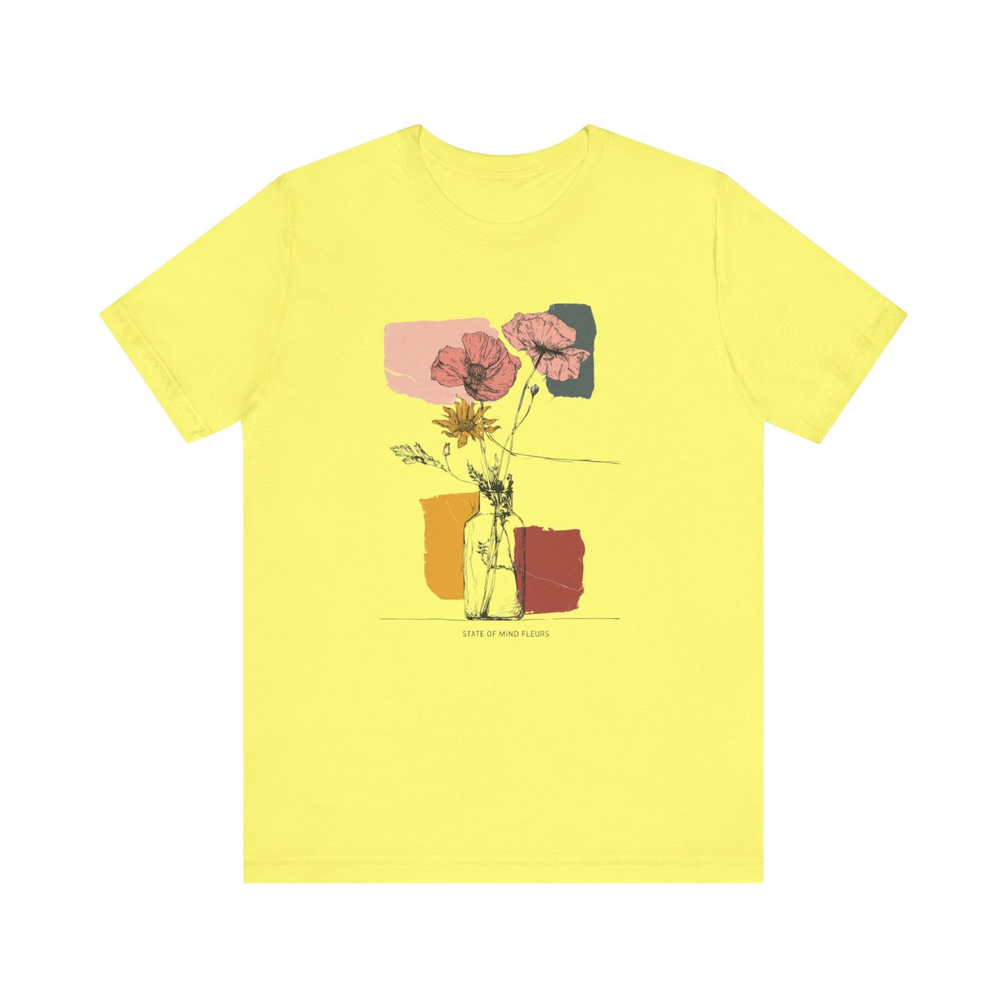 T-shirt Coton Ample - Fleurs