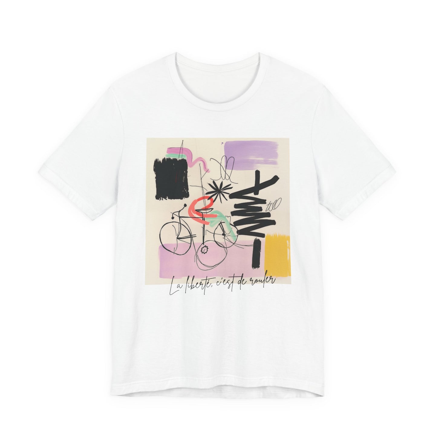 T-shirt Coton Ample - LA LIBERTÉ, C'EST DE ROULER
