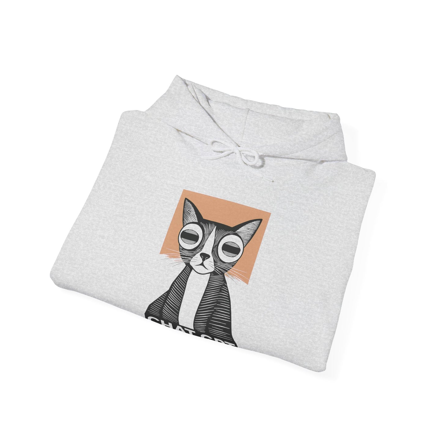 Hoodie Coton Ouaté - CHAT GPT - CERVEAU PT