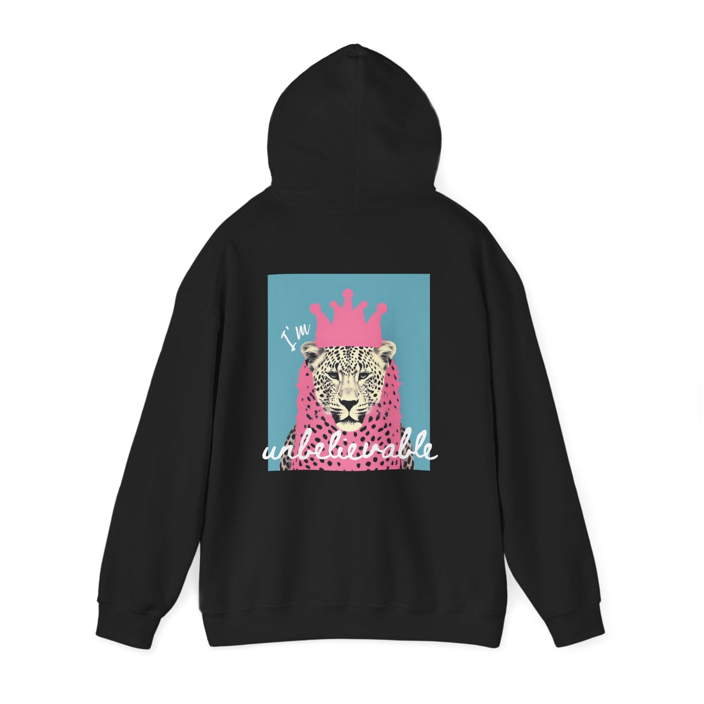 Hoodie Coton Ouaté - I'M UNBELIEVABLE