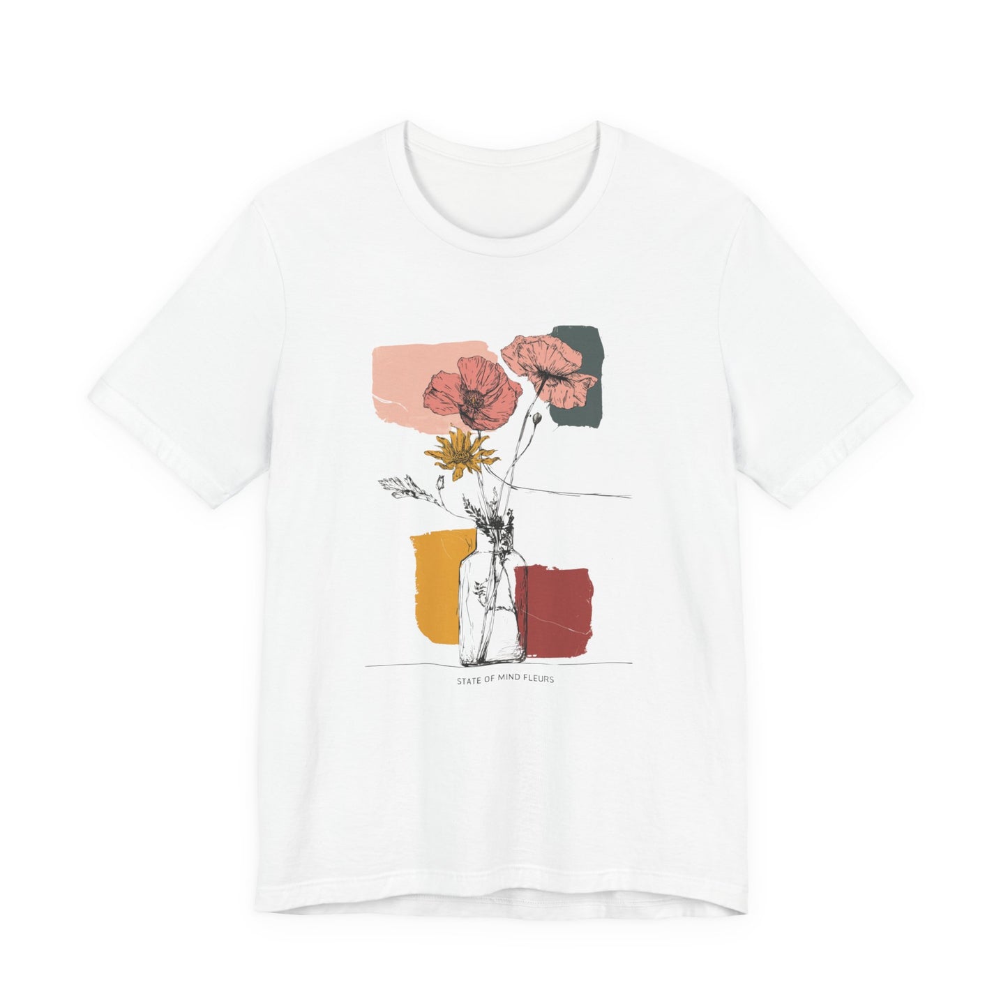 T-shirt Coton Ample - Fleurs