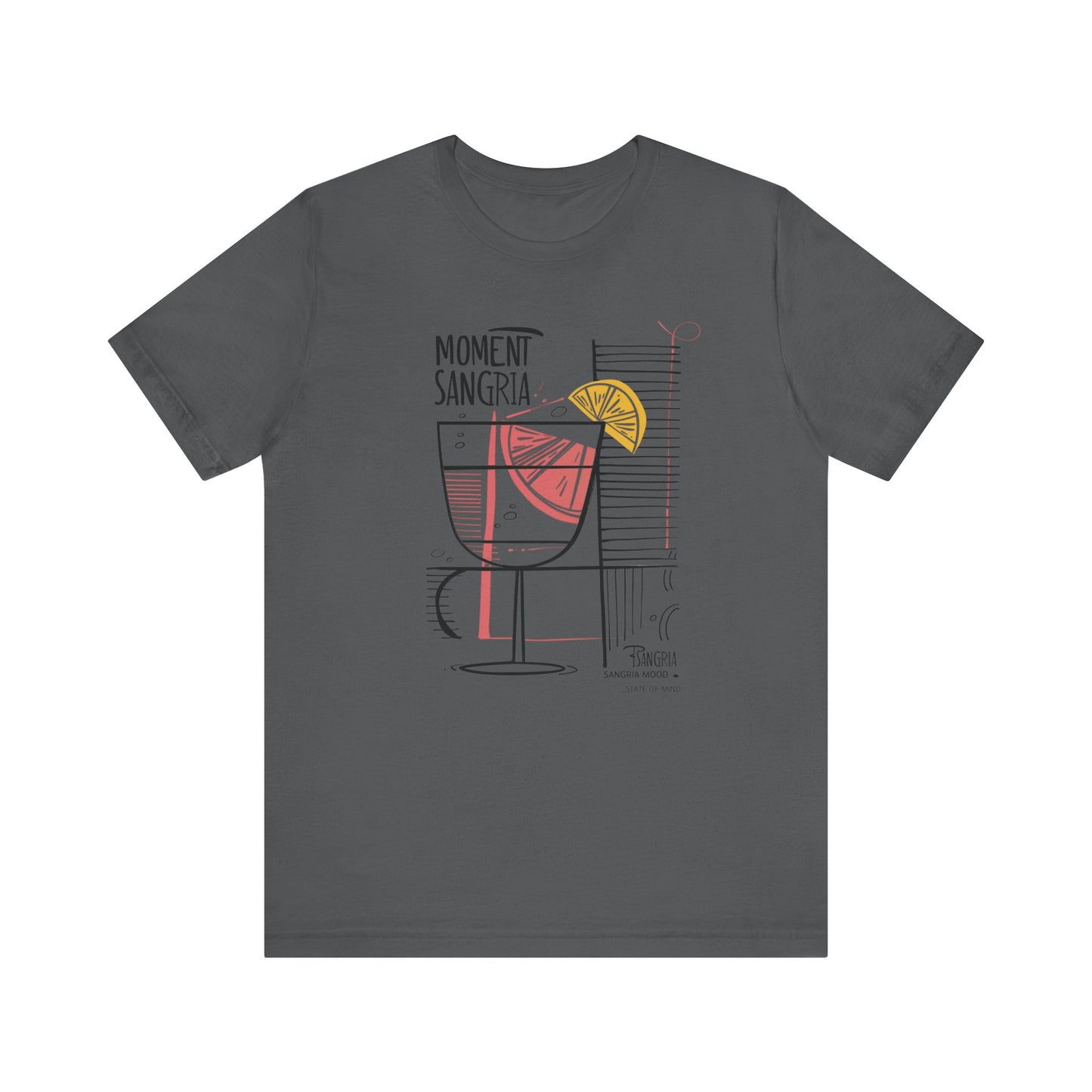 T-shirt Coton Ample - MOMENT SANGRIA