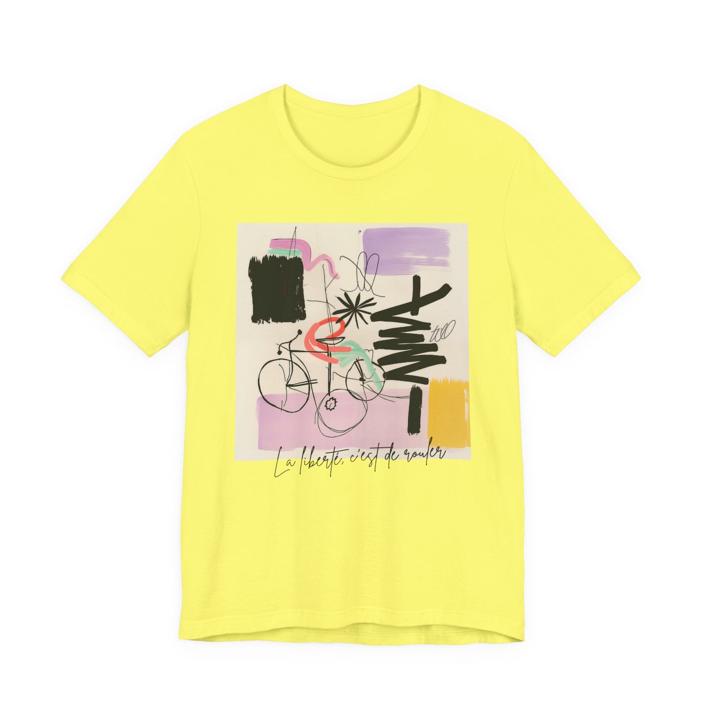 T-shirt Coton Ample - LA LIBERTÉ, C'EST DE ROULER