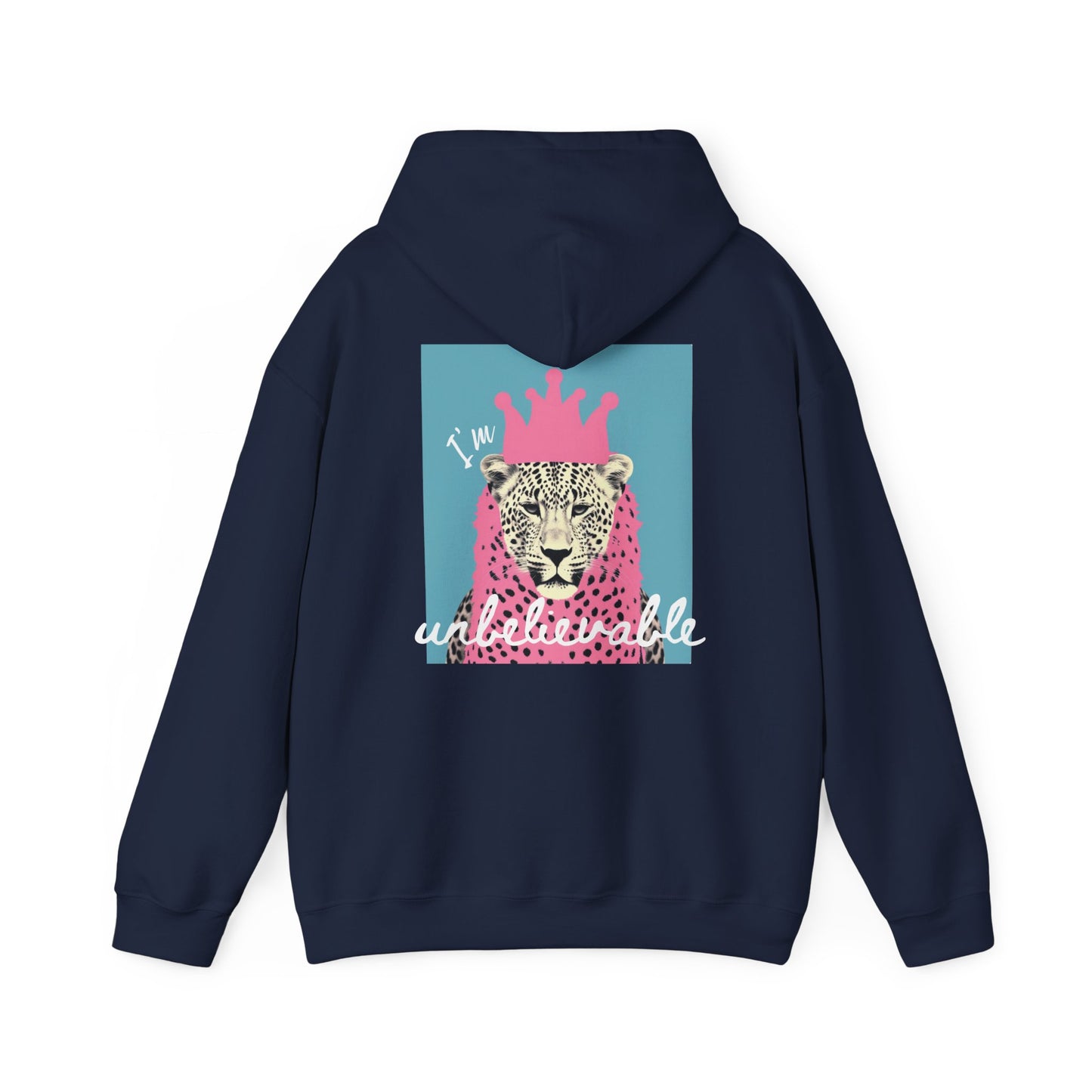 Hoodie Coton Ouaté - I'M UNBELIEVABLE