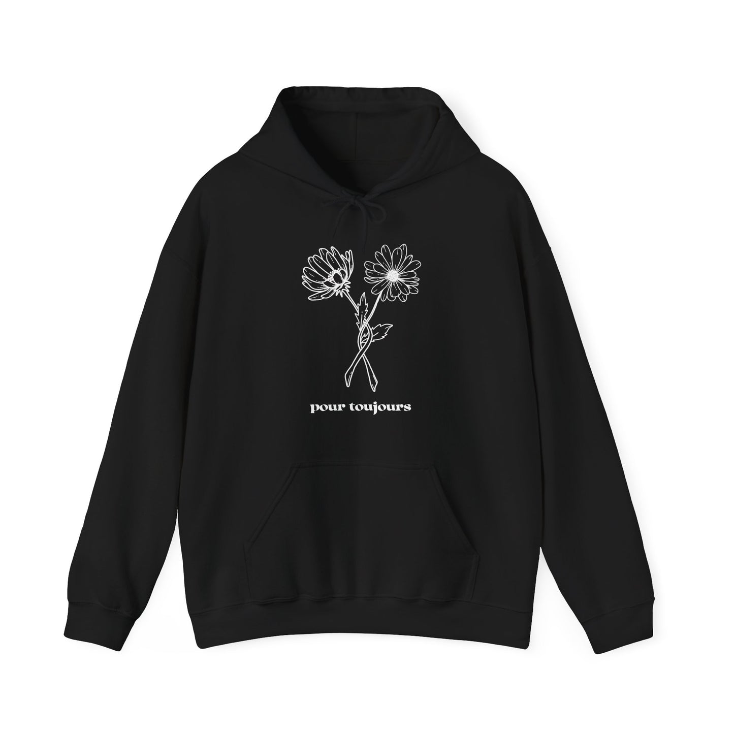 Hoodie Coton Ouaté - POUR TOUJOURS