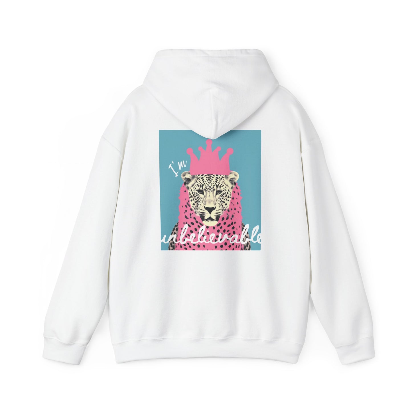 Hoodie Coton Ouaté - I'M UNBELIEVABLE