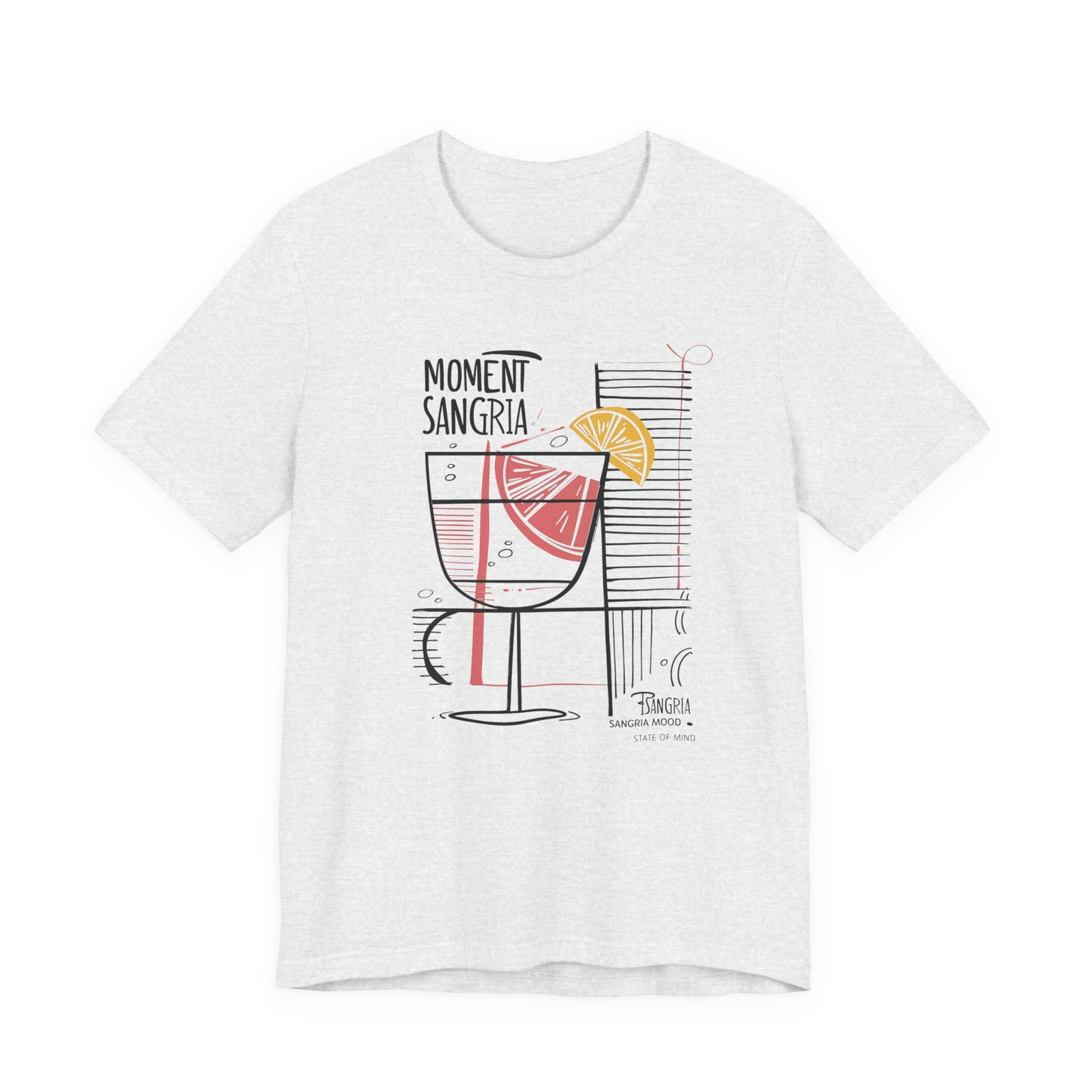 T-shirt Coton Ample - MOMENT SANGRIA