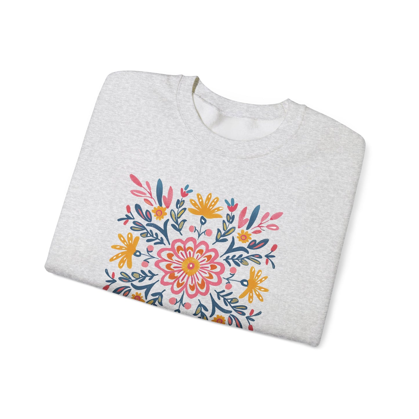 Chandail Coton Ouaté - FLEURS MANDALA