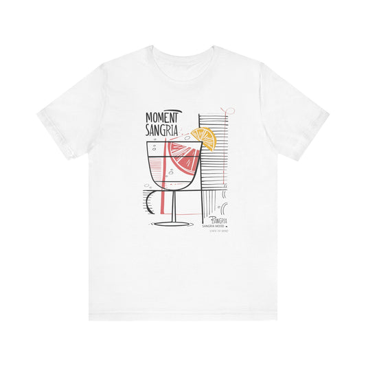 T-shirt Coton Ample - MOMENT SANGRIA
