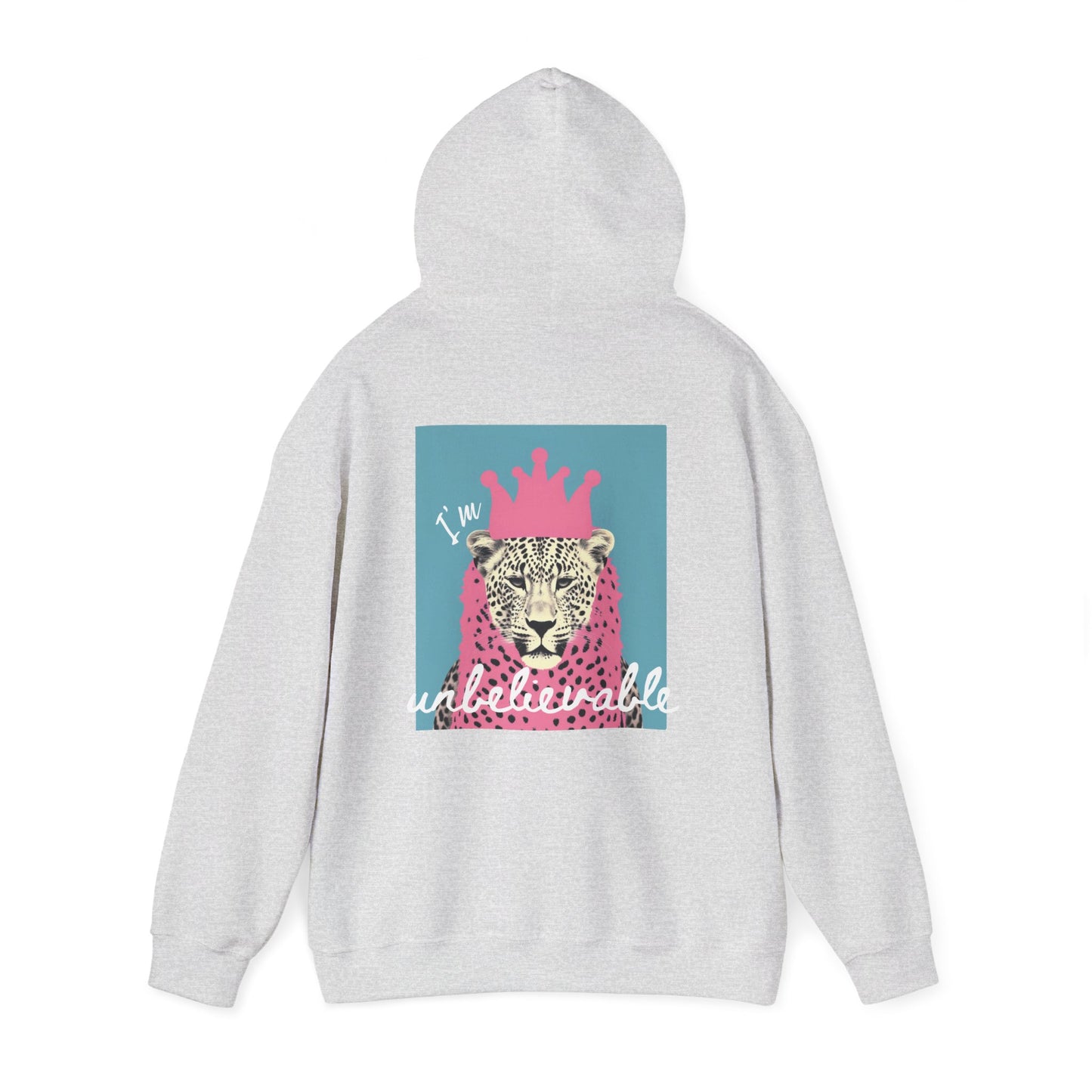 Hoodie Coton Ouaté - I'M UNBELIEVABLE
