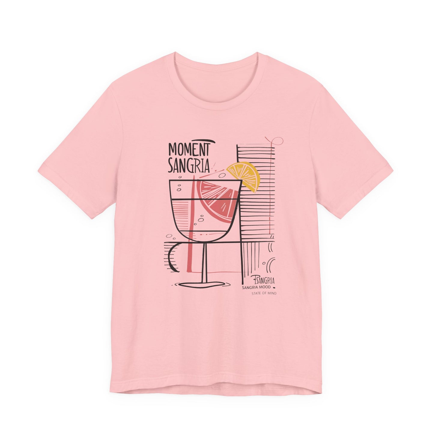 T-shirt Coton Ample - MOMENT SANGRIA