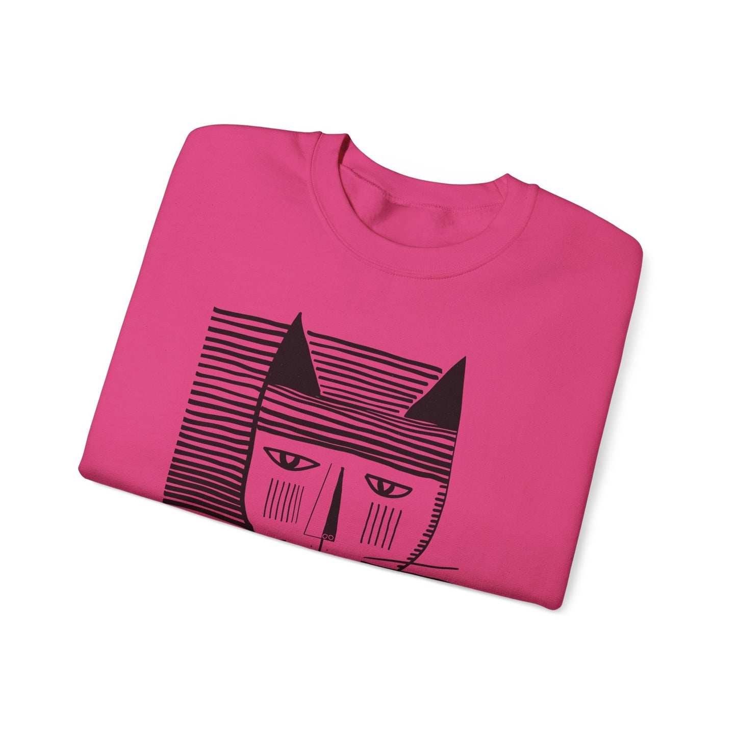 Chandail Coton Ouaté - CHAT RAYURES