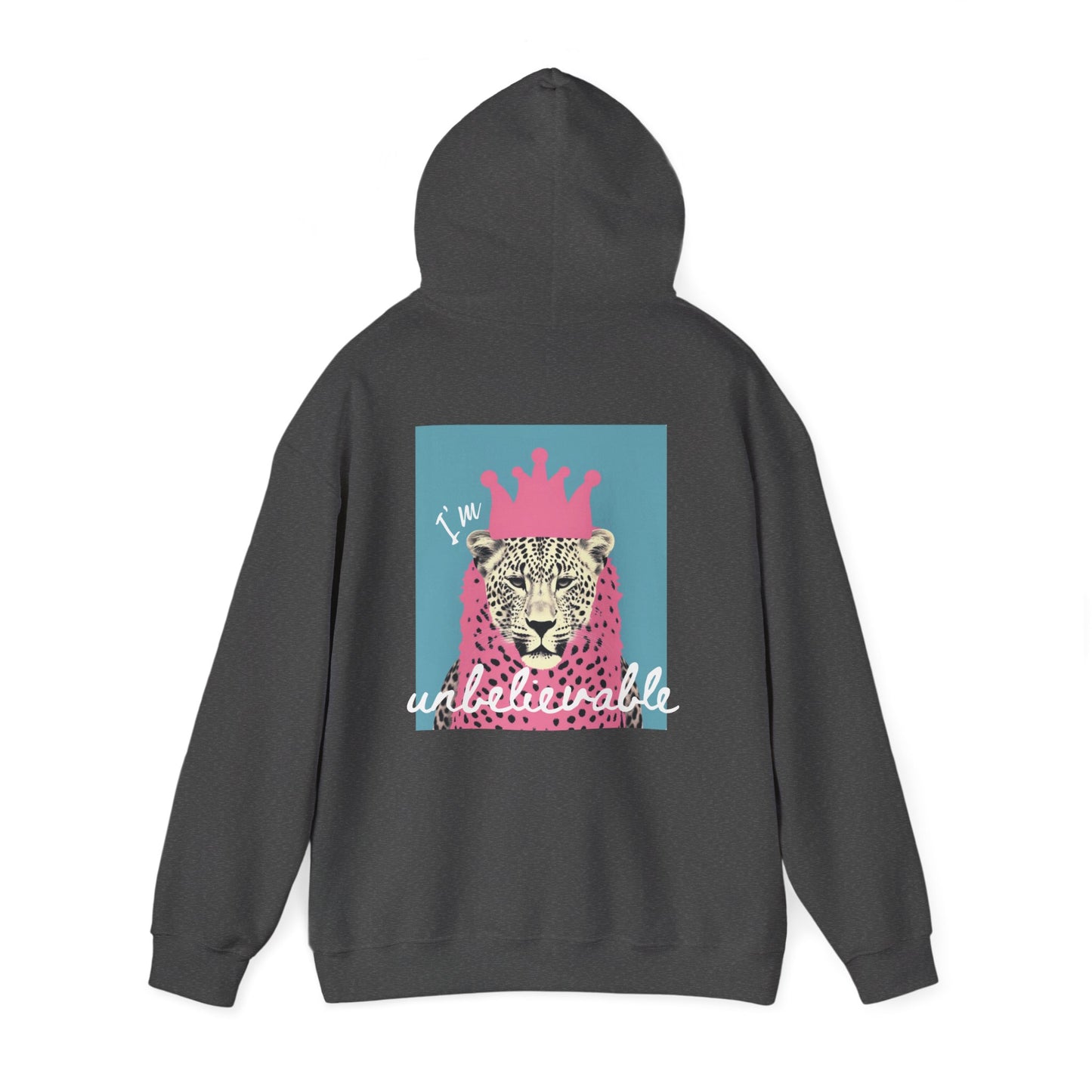 Hoodie Coton Ouaté - I'M UNBELIEVABLE