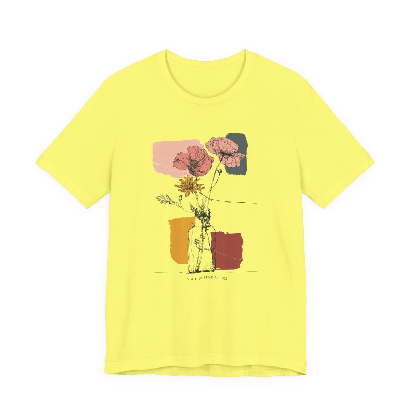 T-shirt Coton Ample - Fleurs