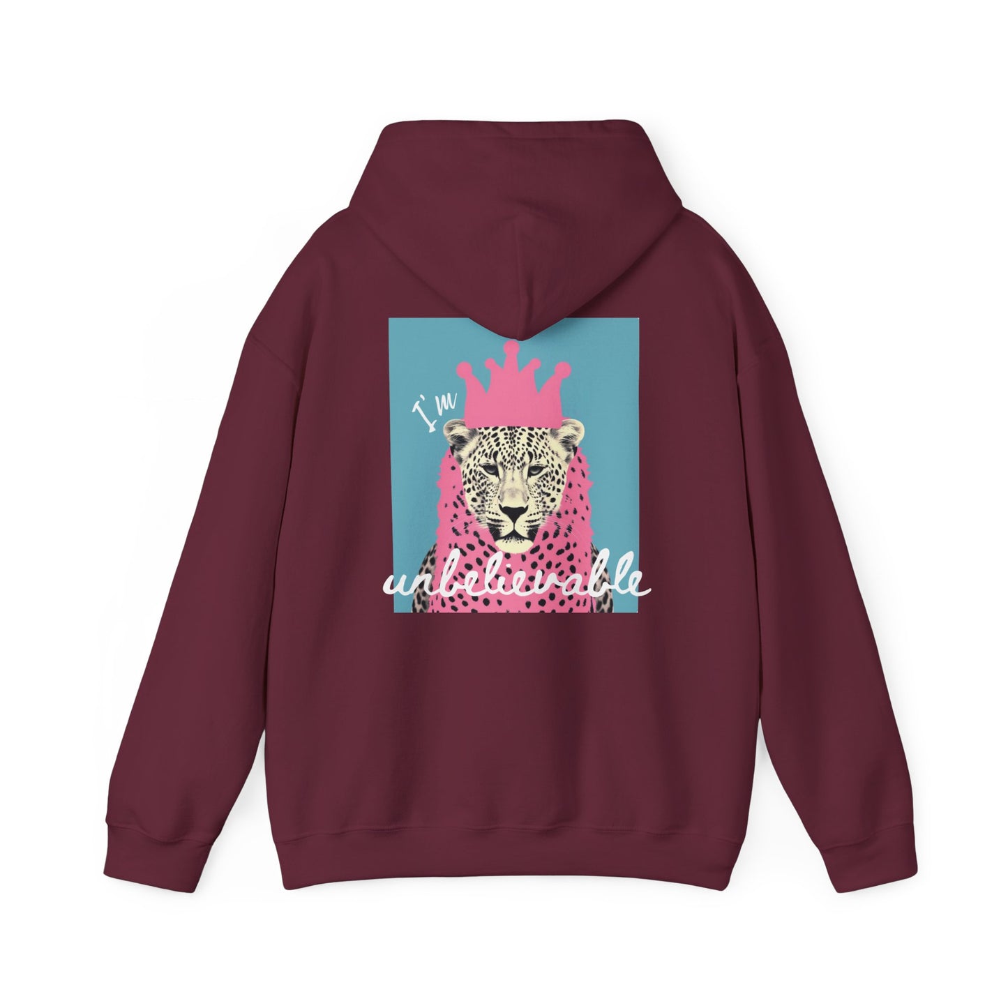Hoodie Coton Ouaté - I'M UNBELIEVABLE