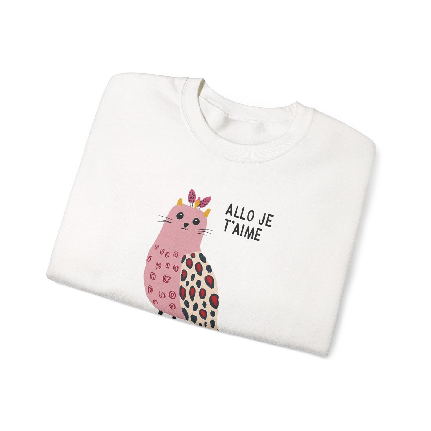 Chandail Coton Ouaté - ALLO JE T'AIME