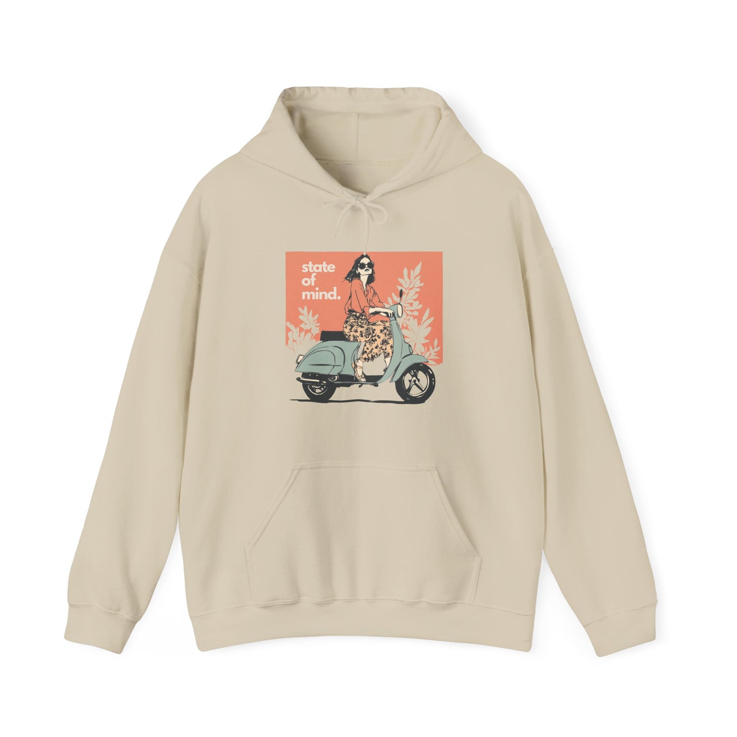 Hoodie Coton Ouaté - VESPA LIFE
