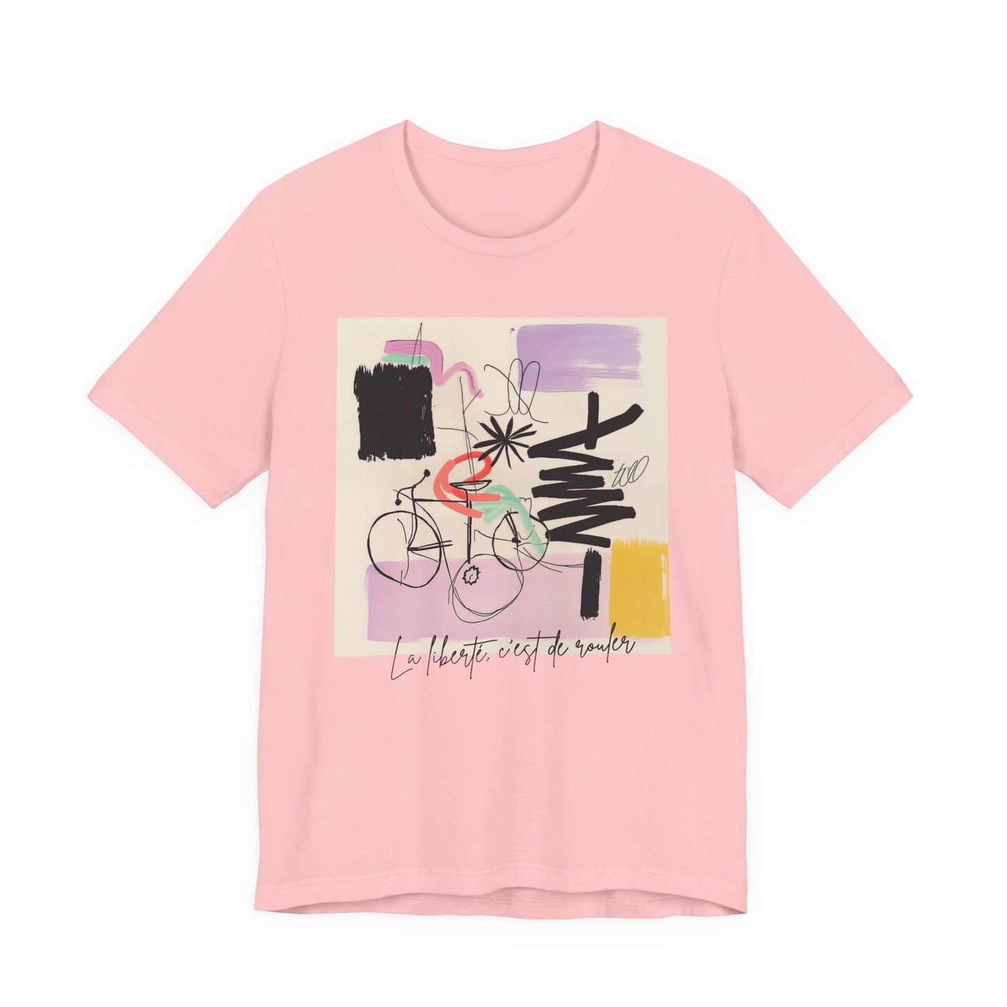 T-shirt Coton Ample - LA LIBERTÉ, C'EST DE ROULER