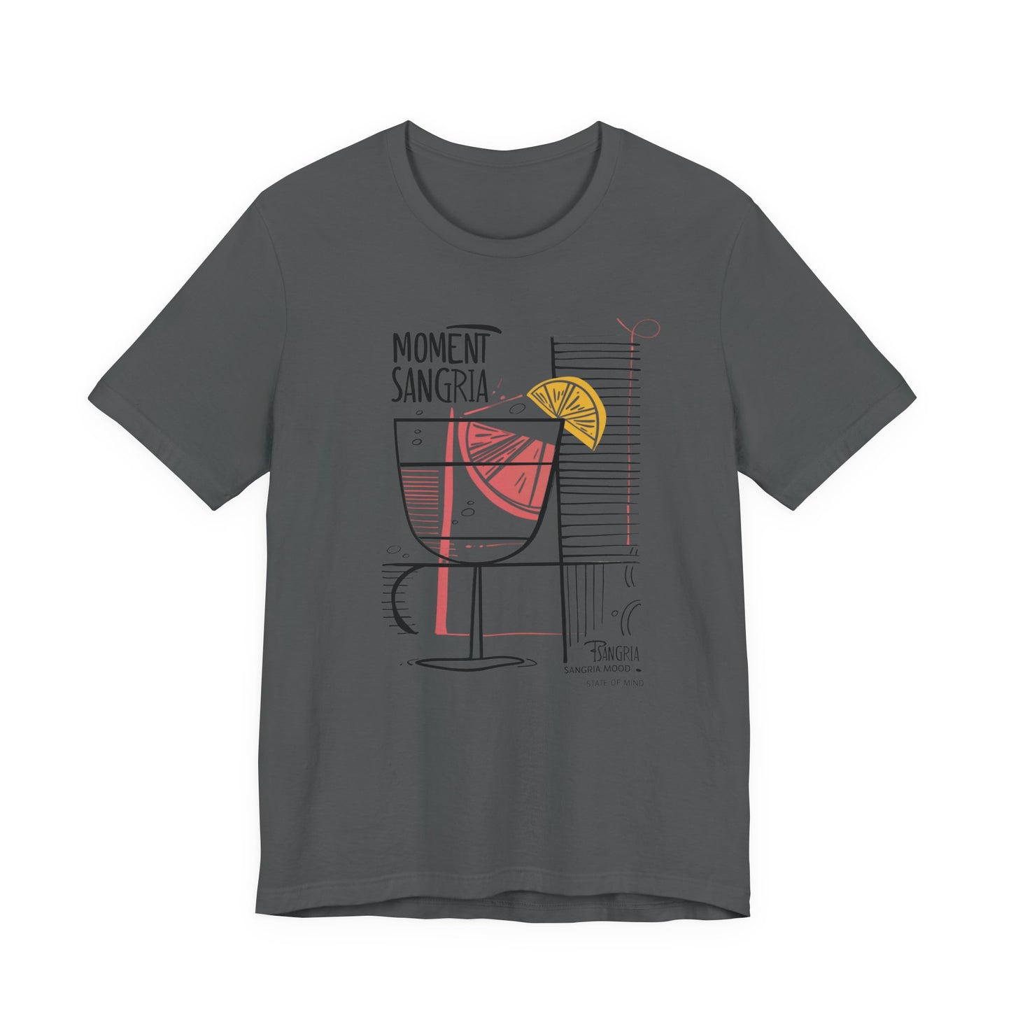 T-shirt Coton Ample - MOMENT SANGRIA