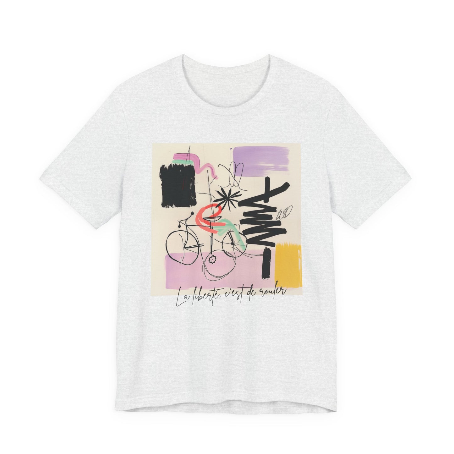 T-shirt Coton Ample - LA LIBERTÉ, C'EST DE ROULER