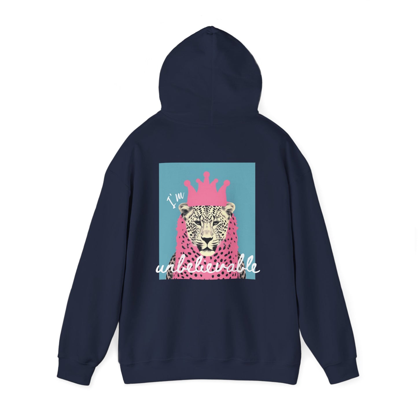 Hoodie Coton Ouaté - I'M UNBELIEVABLE