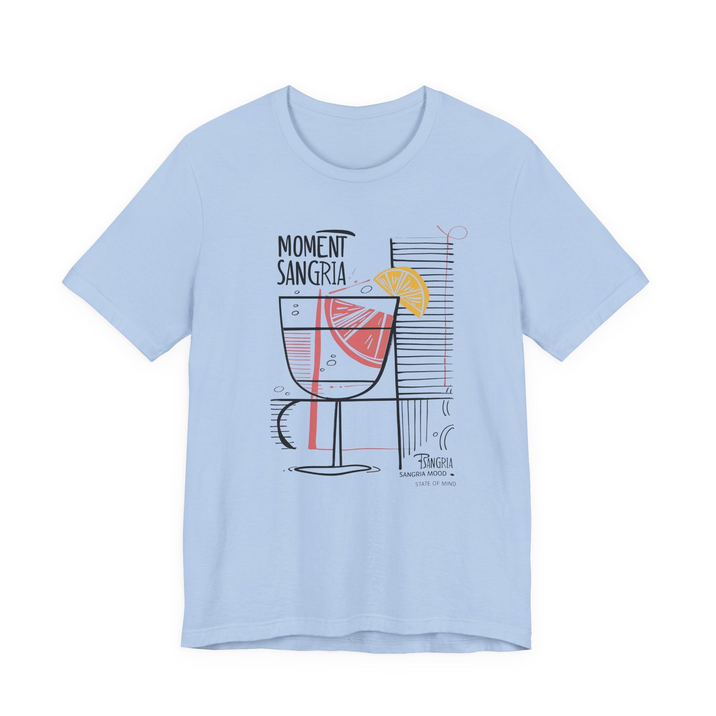 T-shirt Coton Ample - MOMENT SANGRIA