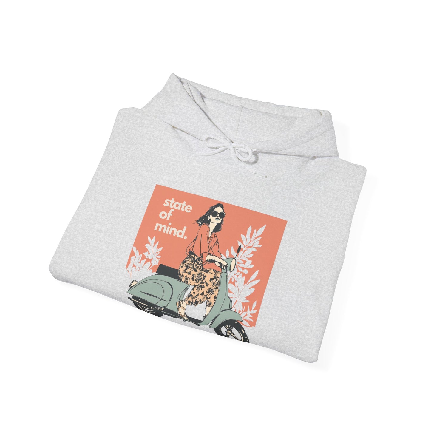 Hoodie Coton Ouaté - VESPA LIFE