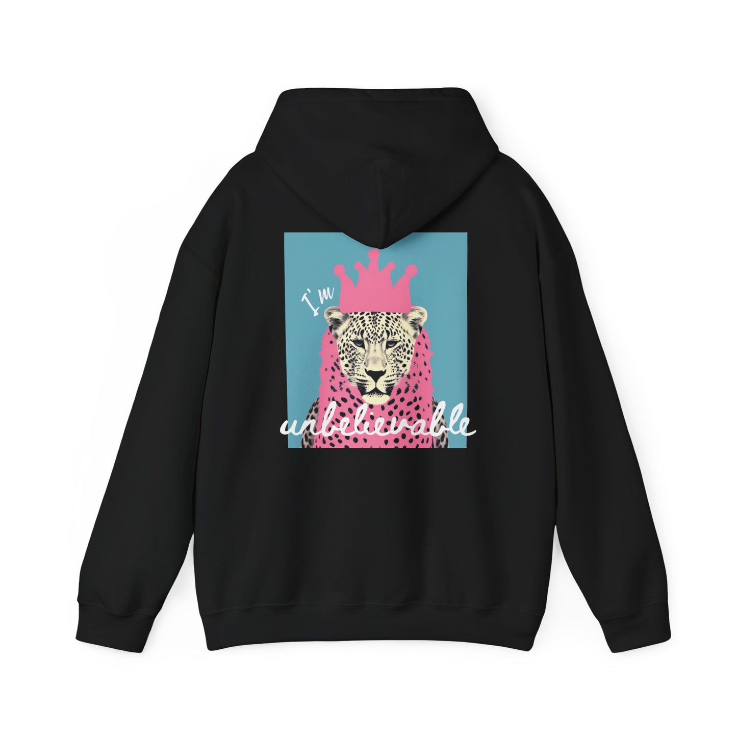 Hoodie Coton Ouaté - I'M UNBELIEVABLE