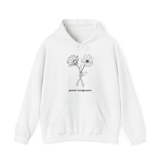 Hoodie Coton Ouaté - POUR TOUJOURS