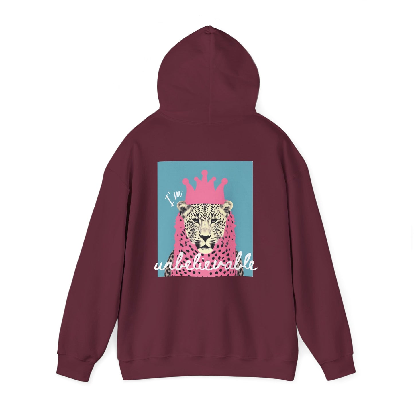 Hoodie Coton Ouaté - I'M UNBELIEVABLE