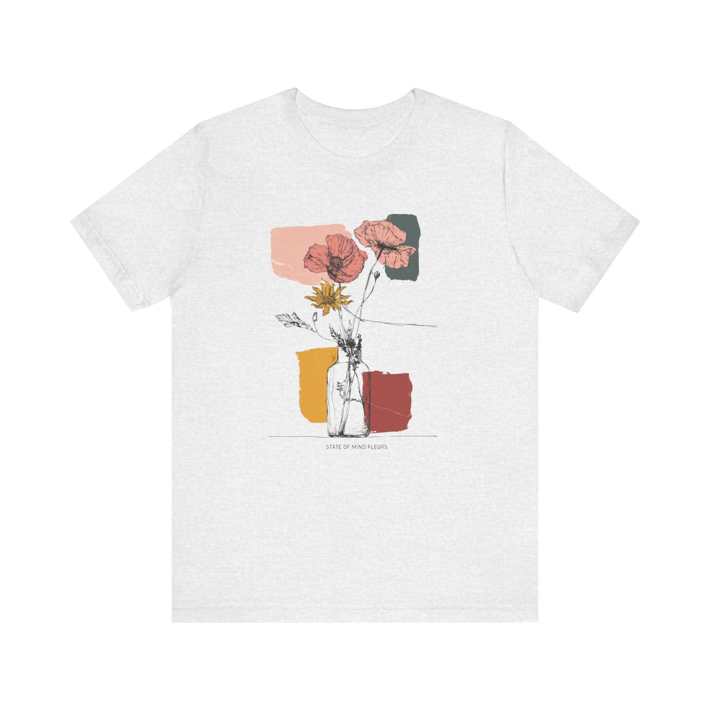 T-shirt Coton Ample - Fleurs