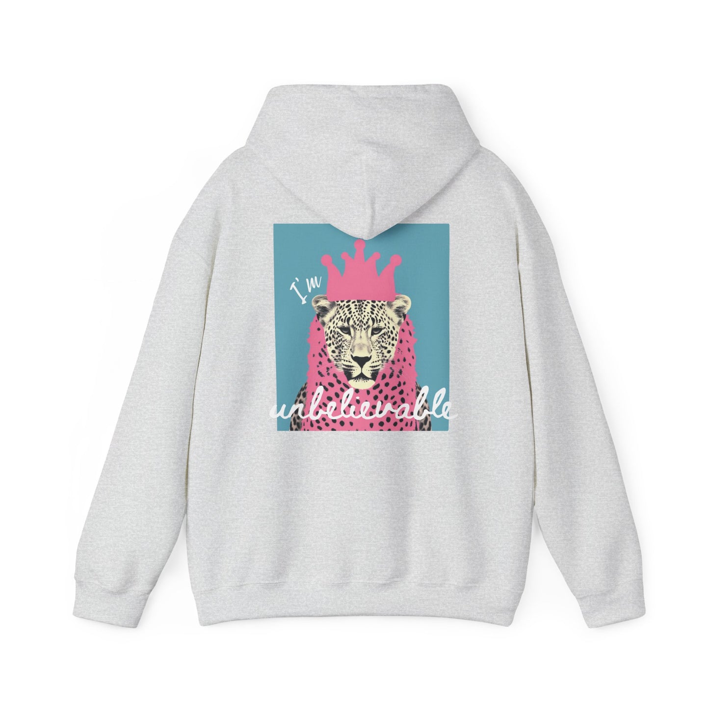 Hoodie Coton Ouaté - I'M UNBELIEVABLE