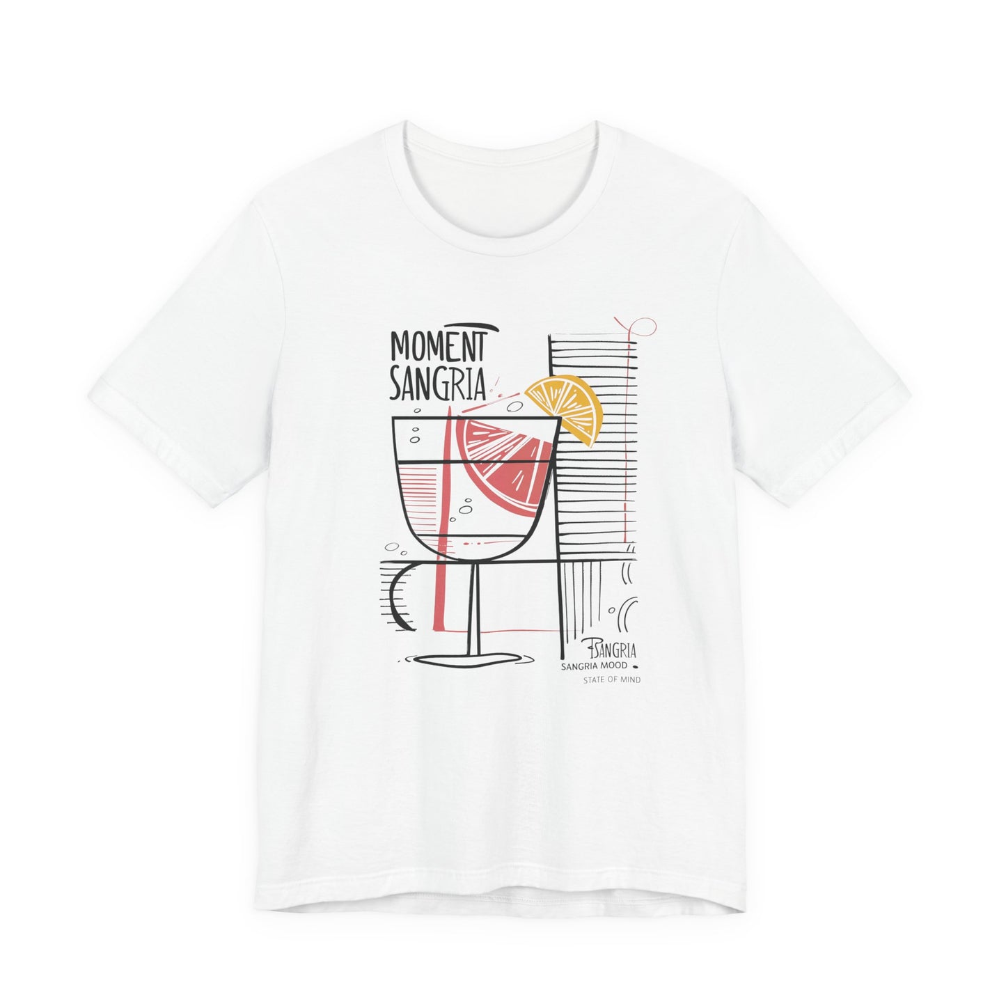 T-shirt Coton Ample - MOMENT SANGRIA
