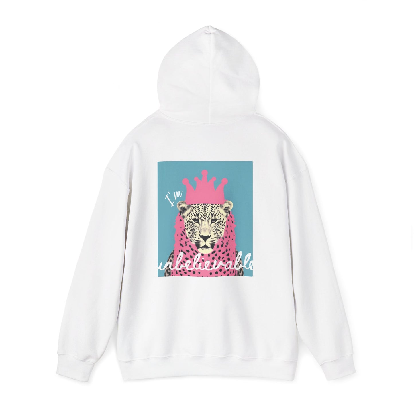 Hoodie Coton Ouaté - I'M UNBELIEVABLE