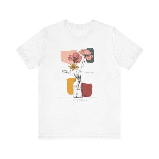 T-shirt Coton Ample - Fleurs