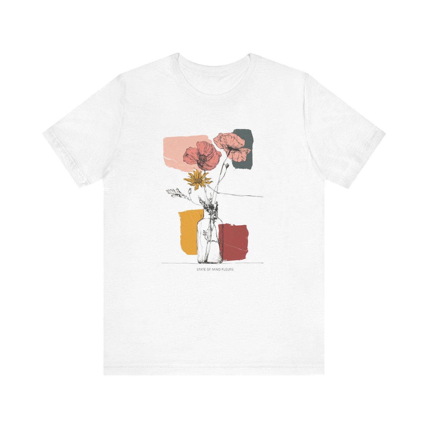 T-shirt Coton Ample - Fleurs