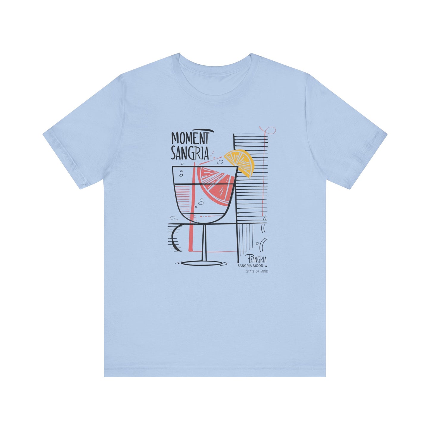 T-shirt Coton Ample - MOMENT SANGRIA